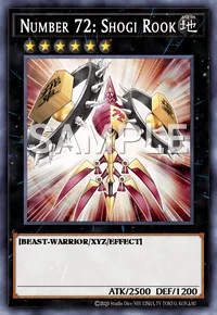 Number 72: Shogi Rook, Yu-Gi-Oh! card, EARTH