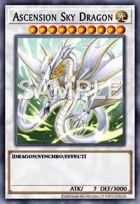 Ascension Sky Dragon, Yu-Gi-Oh! card, LIGHT