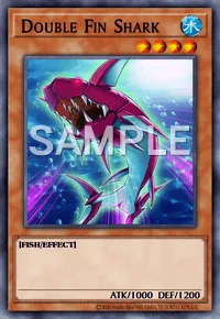 Double Fin Shark, Yu-Gi-Oh! card, WATER