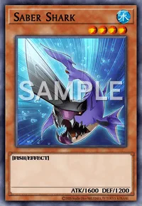 Saber Shark, Yu-Gi-Oh! card, WATER