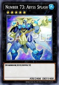 Number 73: Abyss Splash, Yu-Gi-Oh! card, WATER