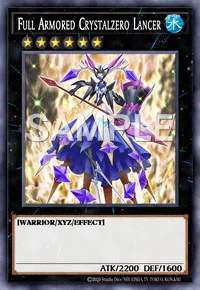 Full Armored Crystalzero Lancer, Yu-Gi-Oh! card, WATER