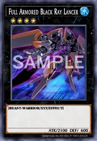 Full Armored Black Ray Lancer, Yu-Gi-Oh! card, WATER