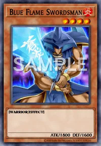 Blue Flame Swordsman, Yu-Gi-Oh! card, FIRE