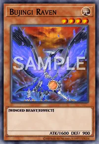 Bujingi Raven, Yu-Gi-Oh! card, LIGHT