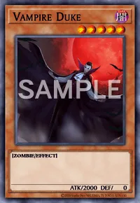 Vampire Duke, Yu-Gi-Oh! card, DARK