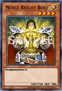 Noble Knight Borz, Yu-Gi-Oh! card, LIGHT