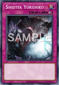 Sinister Yorishiro, Yu-Gi-Oh! card, TRAP