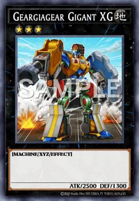 Geargiagear Gigant XG, Yu-Gi-Oh! card, EARTH