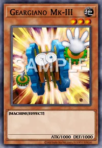 Geargiano Mk-III, Yu-Gi-Oh! card, EARTH