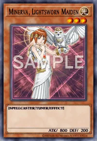 Minerva, Lightsworn Maiden, Yu-Gi-Oh! card, LIGHT