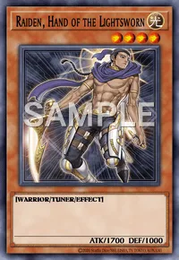 Raiden, Hand of the Lightsworn, Yu-Gi-Oh! card, LIGHT