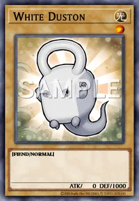 White Duston, Yu-Gi-Oh! card, LIGHT