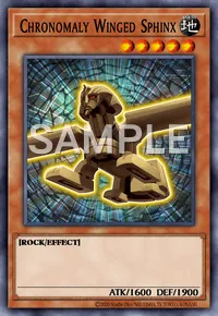 Chronomaly Winged Sphinx, Yu-Gi-Oh! card, EARTH
