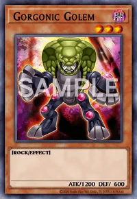 Gorgonic Golem, Yu-Gi-Oh! card, DARK