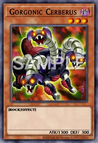 Gorgonic Cerberus, Yu-Gi-Oh! card, DARK