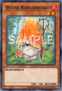 Sylvan Komushroomo, Yu-Gi-Oh! card, FIRE