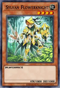 Sylvan Flowerknight, Yu-Gi-Oh! card, EARTH