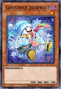 Ghostrick Jackfrost, Yu-Gi-Oh! card, DARK