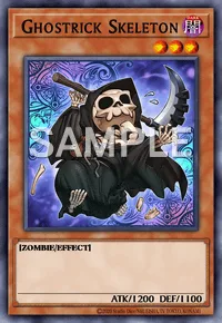 Ghostrick Skeleton, Yu-Gi-Oh! card, DARK