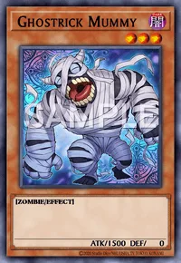 Ghostrick Mummy, Yu-Gi-Oh! card, DARK