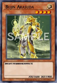 Bujin Arasuda, Yu-Gi-Oh! card, LIGHT