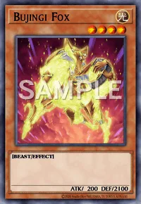 Bujingi Fox, Yu-Gi-Oh! card, LIGHT