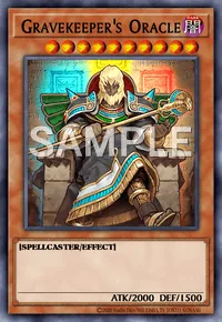 Gravekeeper's Oracle, Yu-Gi-Oh! card, DARK