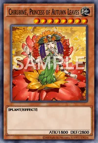 Chirubimé, Princess of Autumn Leaves, Yu-Gi-Oh! card, EARTH