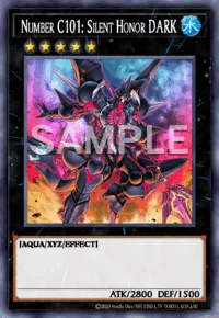 Number C101: Silent Honor DARK, Yu-Gi-Oh! card, WATER