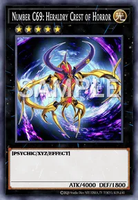Number C69: Heraldry Crest of Horror, Yu-Gi-Oh! card, LIGHT
