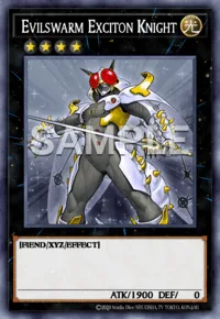 Evilswarm Exciton Knight, Yu-Gi-Oh! card, LIGHT