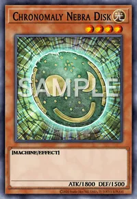 Chronomaly Nebra Disk, Yu-Gi-Oh! card, LIGHT