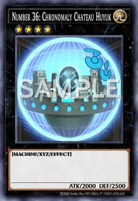 Number 36: Chronomaly Chateau Huyuk, Yu-Gi-Oh! card, LIGHT