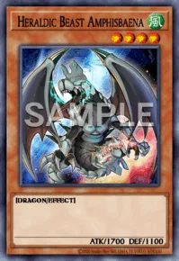 Heraldic Beast Amphisbaena, Yu-Gi-Oh! card, WIND