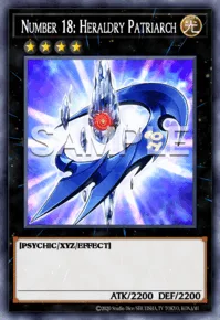 Number 18: Heraldry Patriarch, Yu-Gi-Oh! card, LIGHT