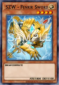 SZW - Fenrir Sword, Yu-Gi-Oh! card, LIGHT
