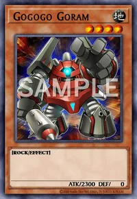 Gogogo Goram, Yu-Gi-Oh! card, EARTH
