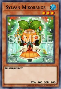 Sylvan Mikorange, Yu-Gi-Oh! card, WATER