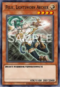 Felis, Lightsworn Archer, Yu-Gi-Oh! card, LIGHT