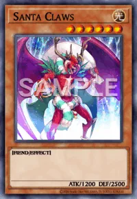 Santa Claws, Yu-Gi-Oh! card, LIGHT