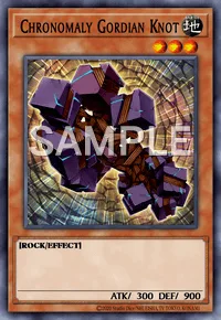 Chronomaly Gordian Knot, Yu-Gi-Oh! card, EARTH