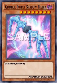 Gimmick Puppet Shadow Feeler, Yu-Gi-Oh! card, DARK