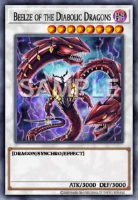 Beelze of the Diabolic Dragons, Yu-Gi-Oh! card, DARK