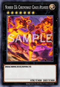Number C6: Chronomaly Chaos Atlandis, Yu-Gi-Oh! card, LIGHT