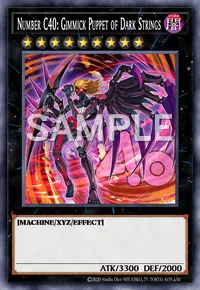 Number C40: Gimmick Puppet of Dark Strings, Yu-Gi-Oh! card, DARK