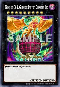 Number C88: Gimmick Puppet Disaster Leo, Yu-Gi-Oh! card, DARK