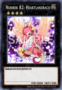 Number 82: Heartlandraco, Yu-Gi-Oh! card, EARTH