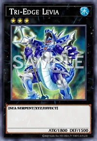 Tri-Edge Levia, Yu-Gi-Oh! card, WATER