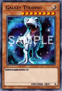 Galaxy Tyranno, Yu-Gi-Oh! card, LIGHT